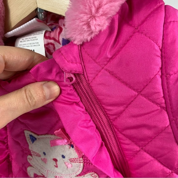 Duck Goose Baby Snow Quilted Padded Hooded Bunting One Piece Snowsuit 3-6 Mo - Picture 8 of 9